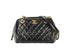 Chanel Matelasse Chain Shoulder Bag, £1,700, Handbags, Black, Pony / Calfskin, Front view